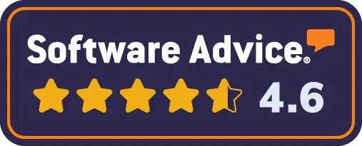 Software Advice badge for church software