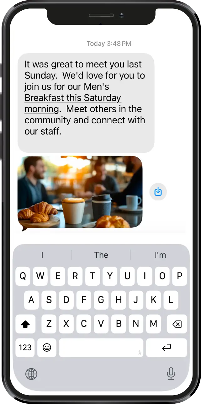 MMS Messaging with Churchteams