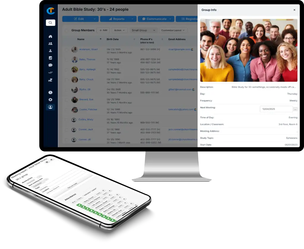 Small Group Software for Churches